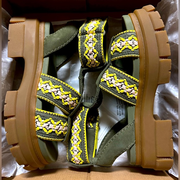 UGG PLATFORM SANDALS - Brand New! Women’s 8.5 - Picture 1 of 4